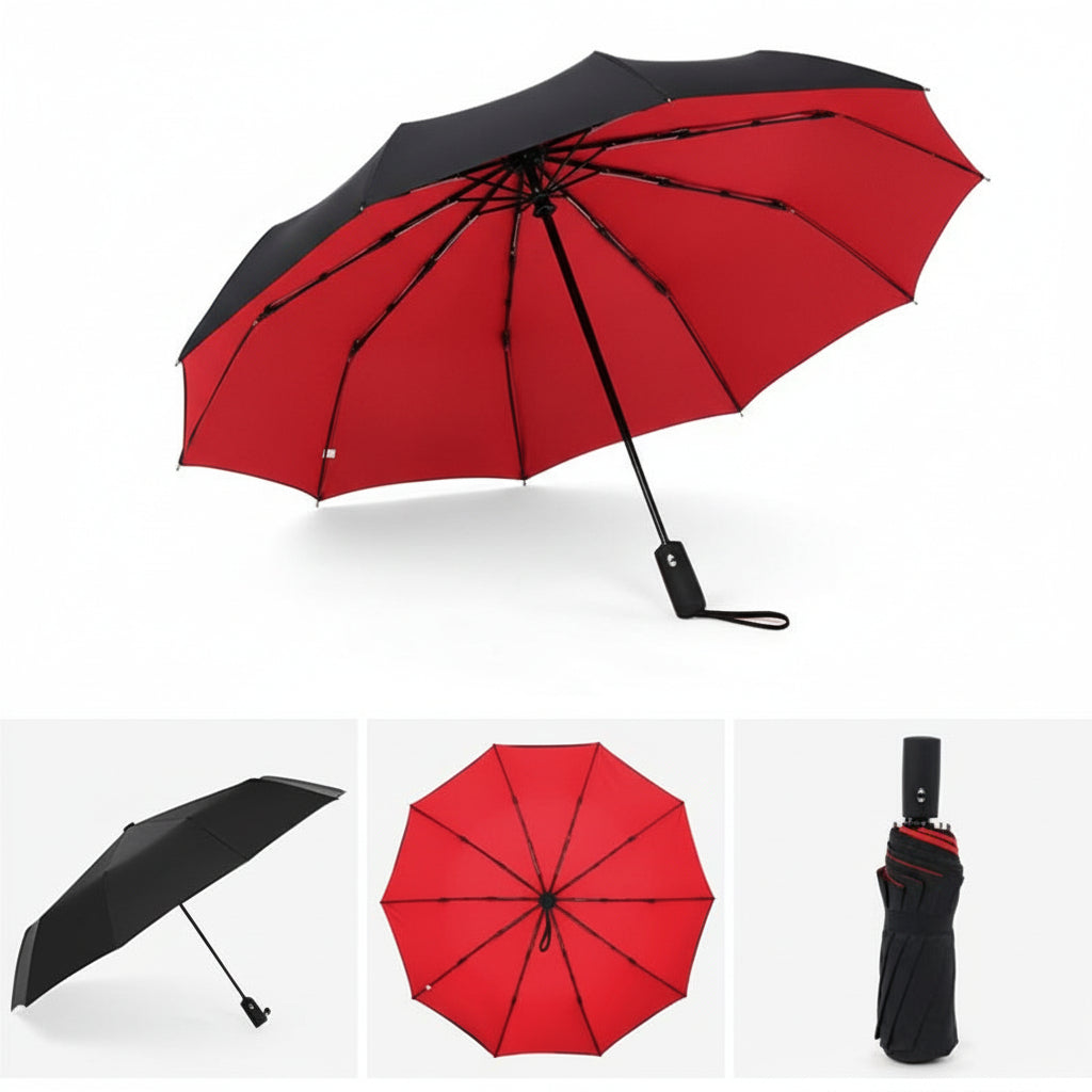 BreezeGuard – Ultra-Light Wind-Resistant Umbrella with Instant Open