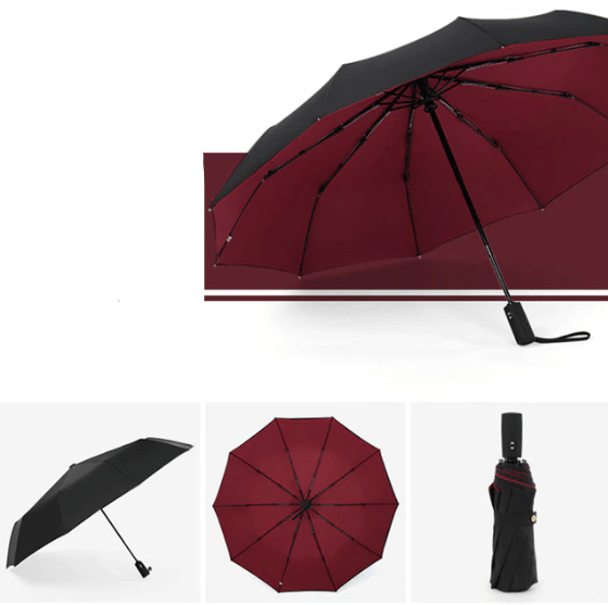 BreezeGuard – Ultra-Light Wind-Resistant Umbrella with Instant Open
