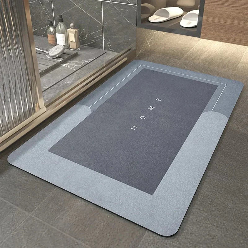 Quick-Dry Slip-Resistant Mat for Safe Bathrooms and Entrances