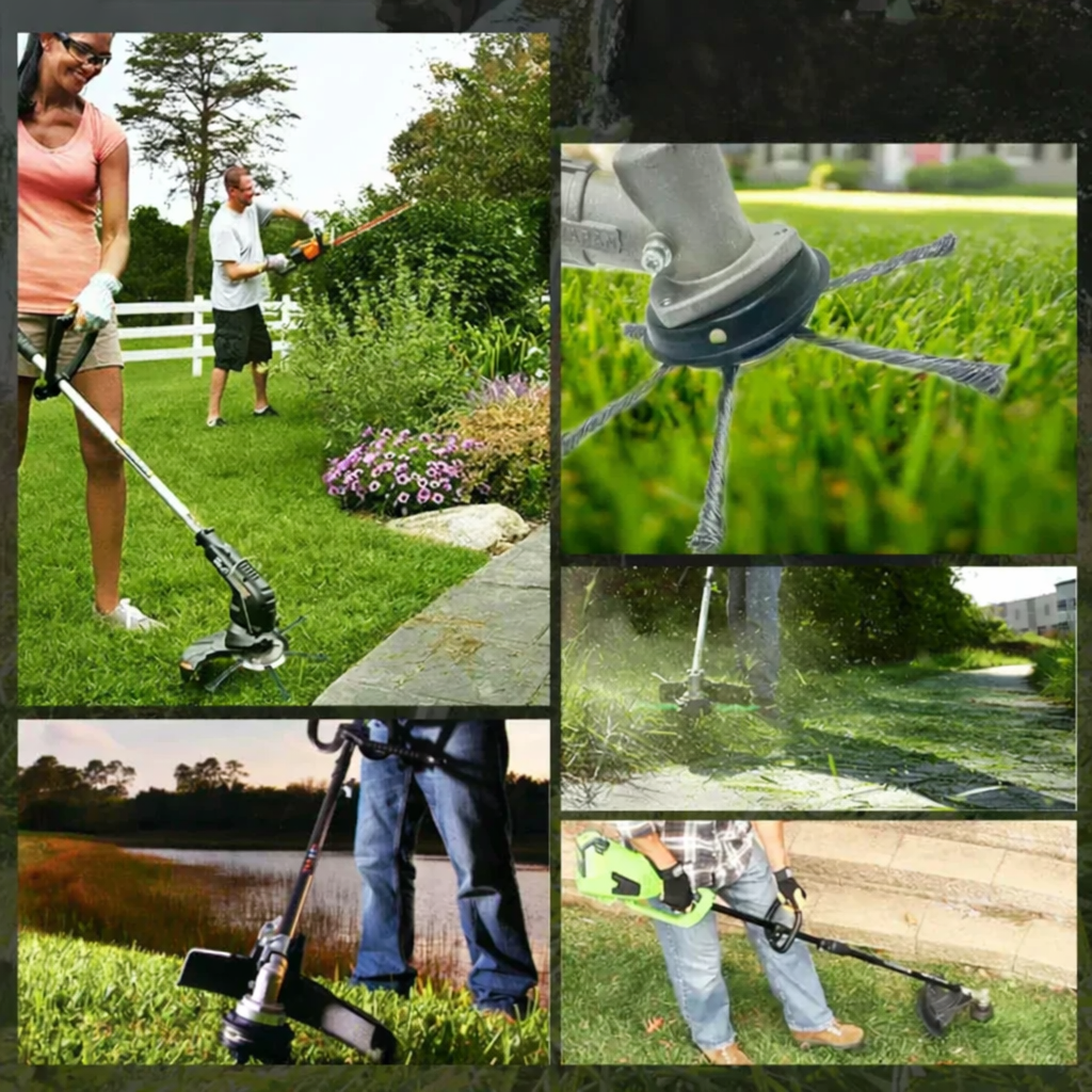 Lawn Edger | Effortless Grass Trimming | Rotating Wire Head