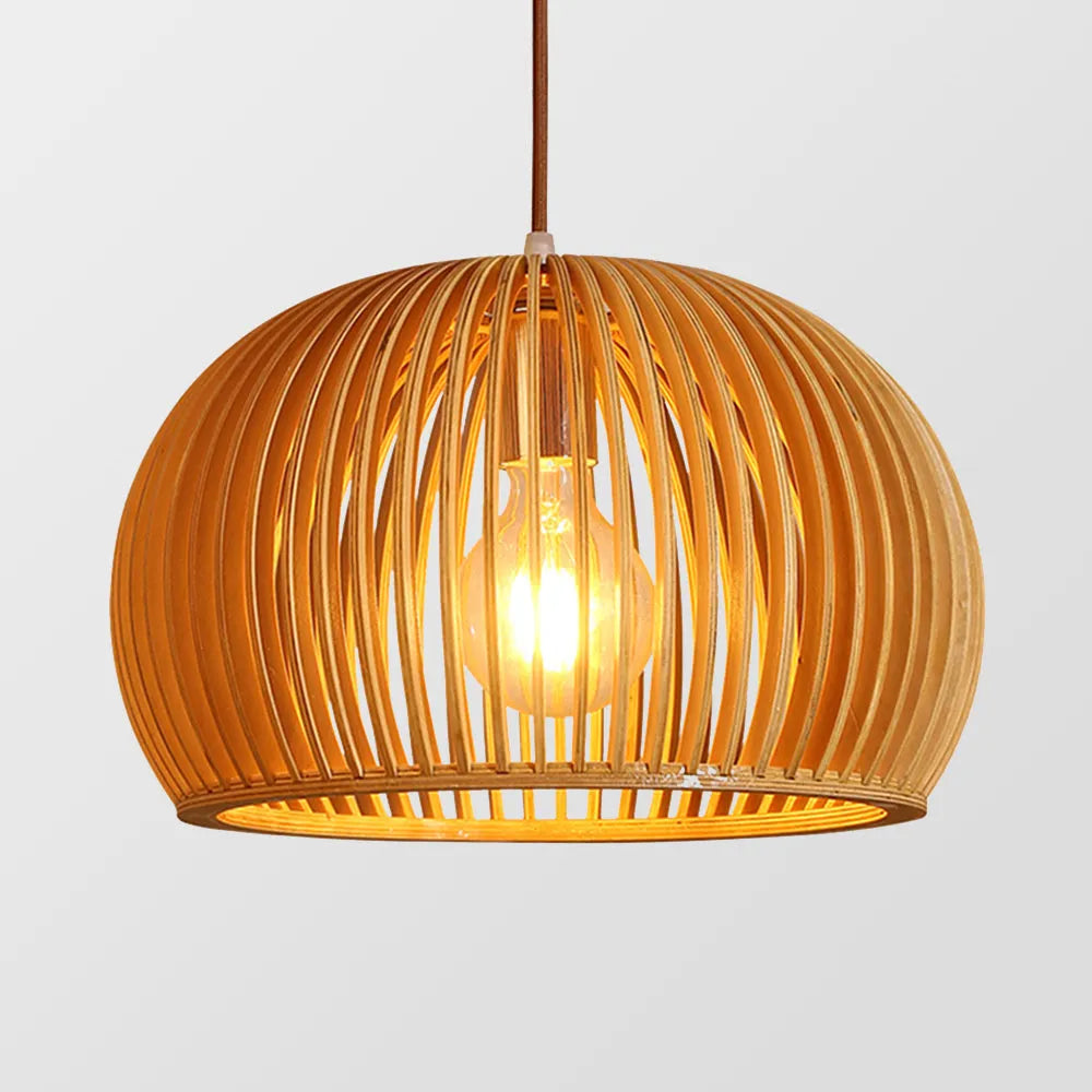 Charming Rustic Pumpkin Pendant Light for Home Interiors