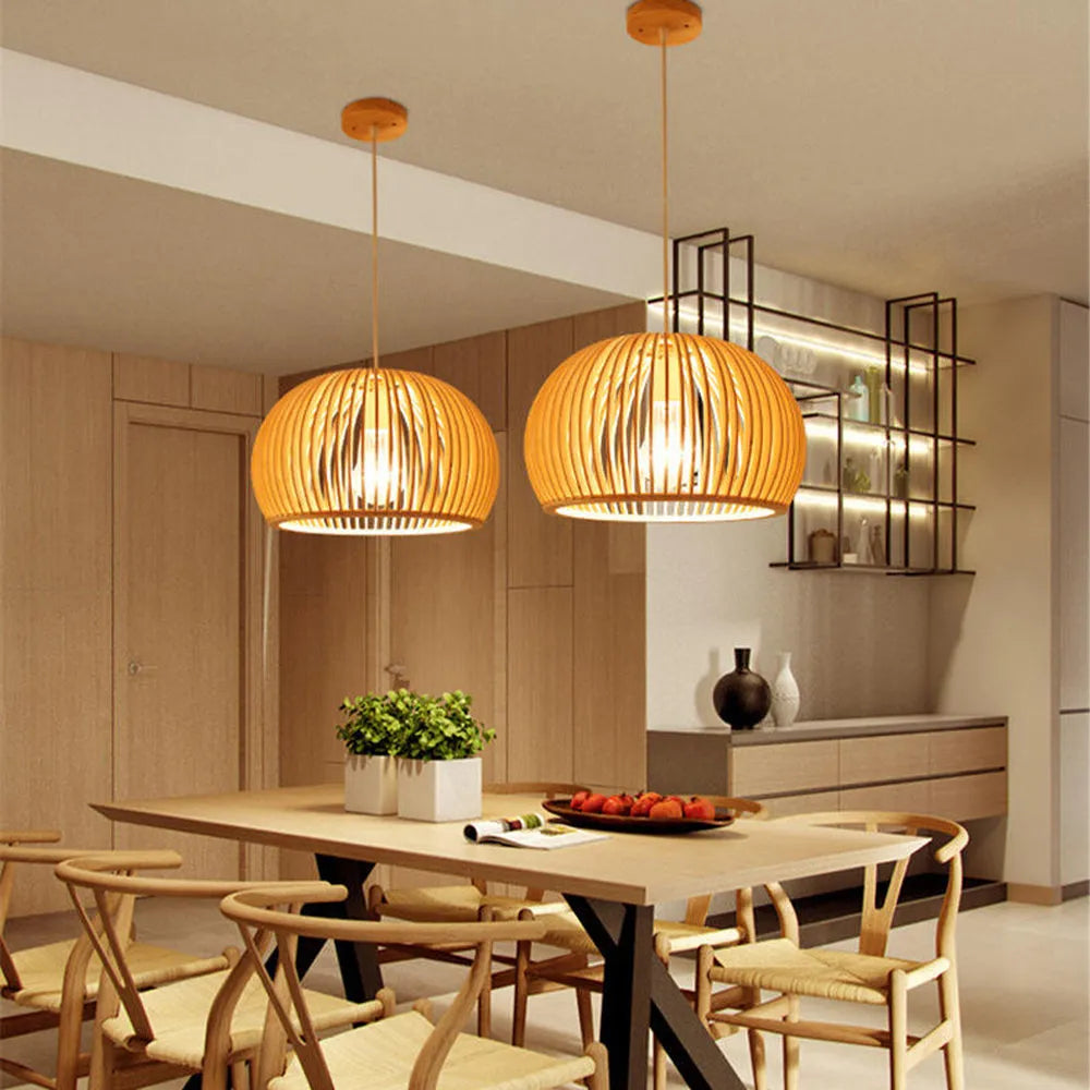 Charming Rustic Pumpkin Pendant Light for Home Interiors