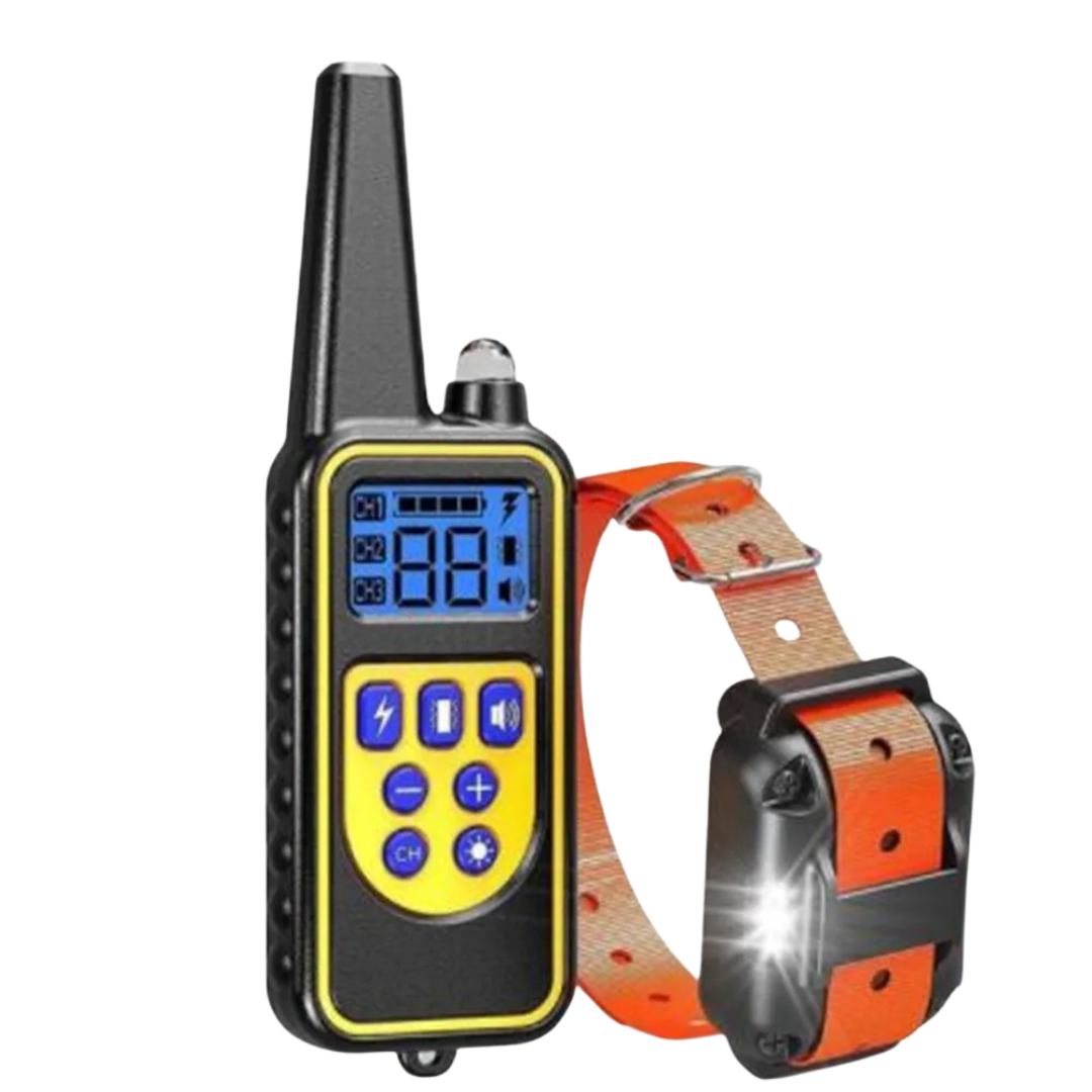 Waterproof Rechargeable Dog Training Collar with Remote Control