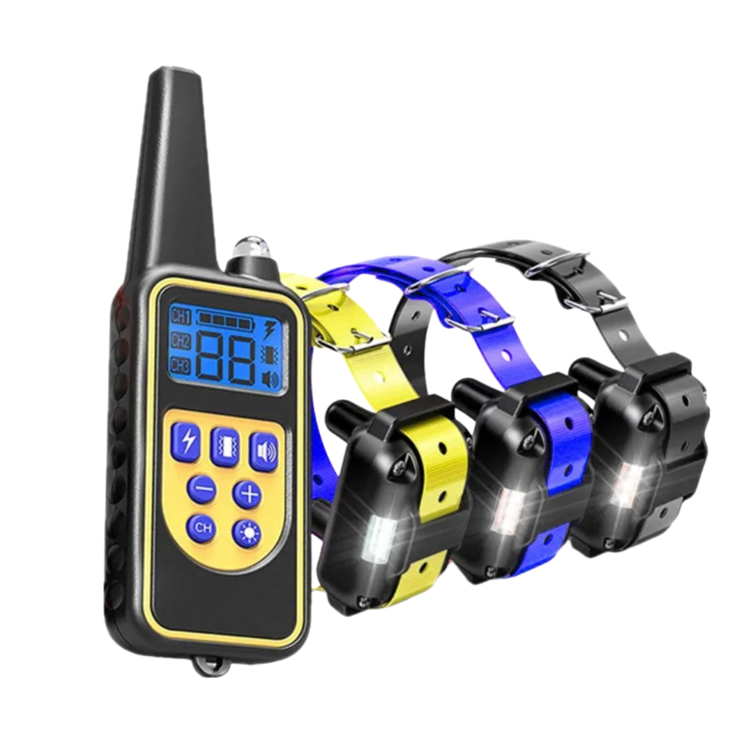 Waterproof Rechargeable Dog Training Collar with Remote Control