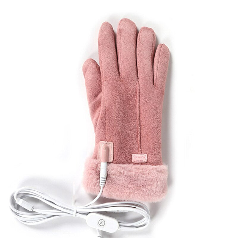 Rechargeable Winter Gloves with Touchscreen and Waterproof Features