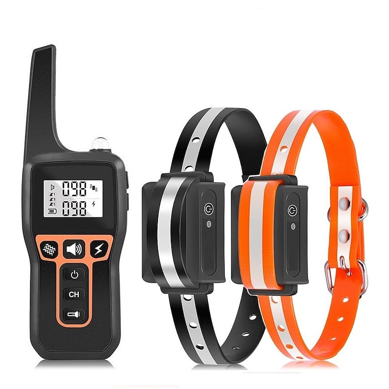 Advanced Long-Range Dog Training Collar with Waterproof Design