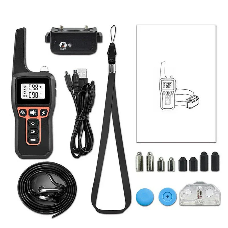 Advanced Long-Range Dog Training Collar with Waterproof Design