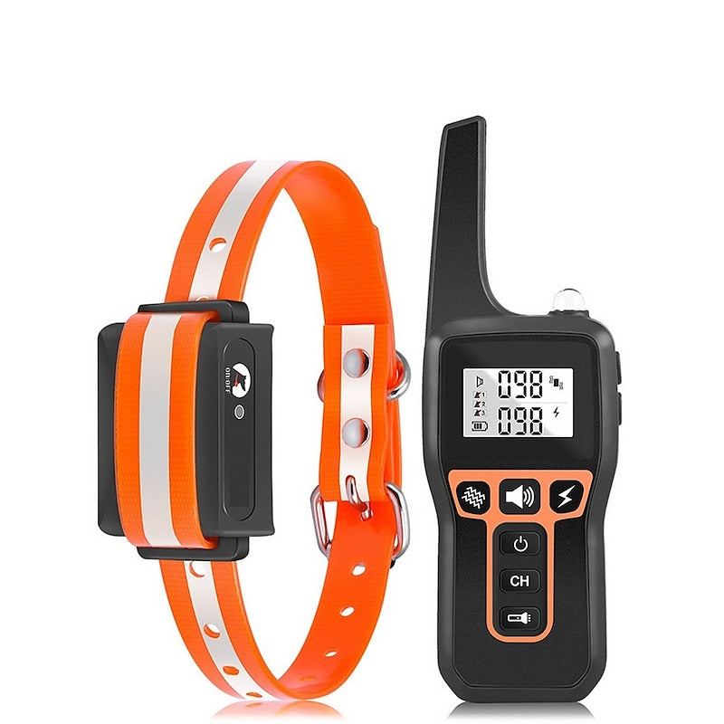 Advanced Long-Range Dog Training Collar with Waterproof Design