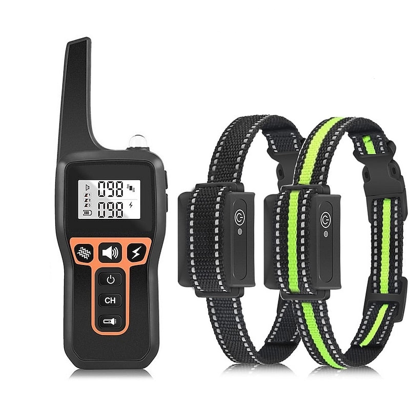 Advanced Long-Range Dog Training Collar with Waterproof Design