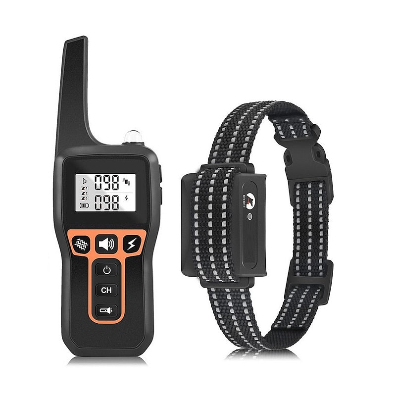 Advanced Long-Range Dog Training Collar with Waterproof Design