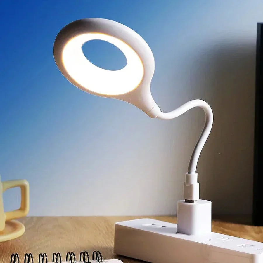 Versatile USB Ring Light with Adjustable Neck and Brightness