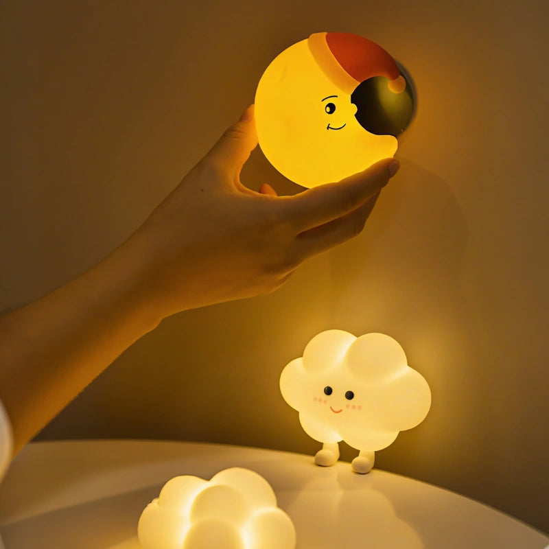 Rechargeable Soothing Night Light with Dreamy Designs