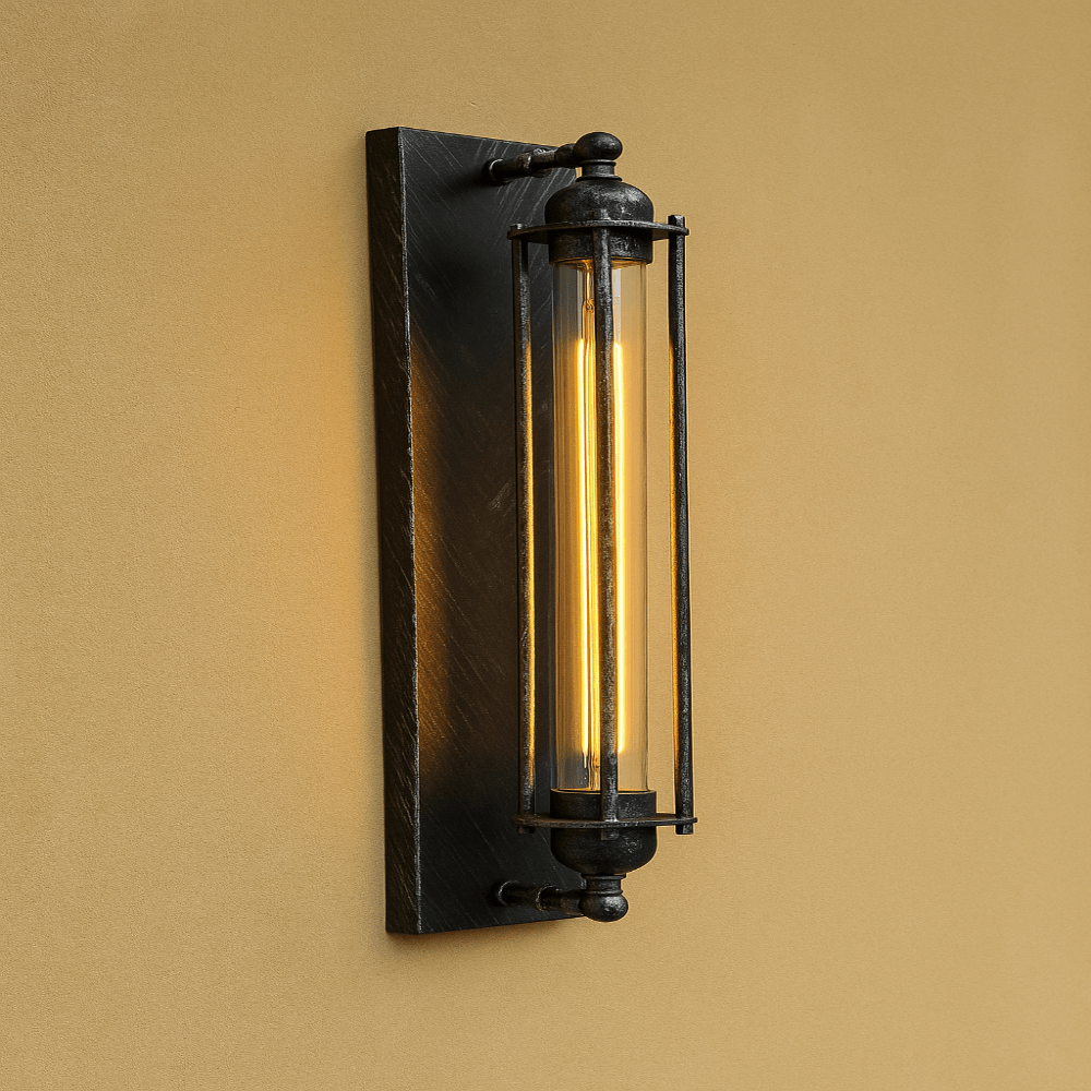 Vintage Wall Light with Warm LED Illumination and Classic Style