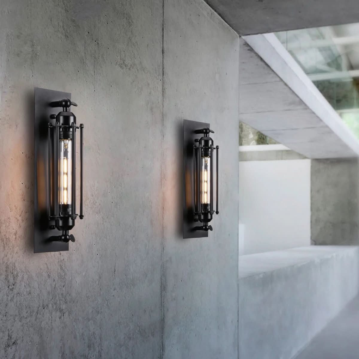 Vintage Wall Light with Warm LED Illumination and Classic Style