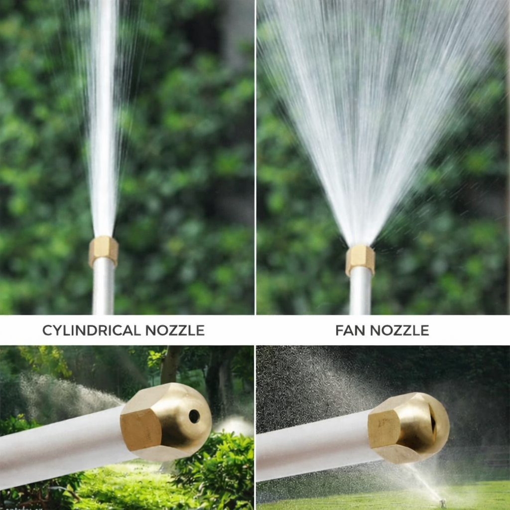 Cleaning Attachment | Adjustable Nozzle | Powerful Water Jet