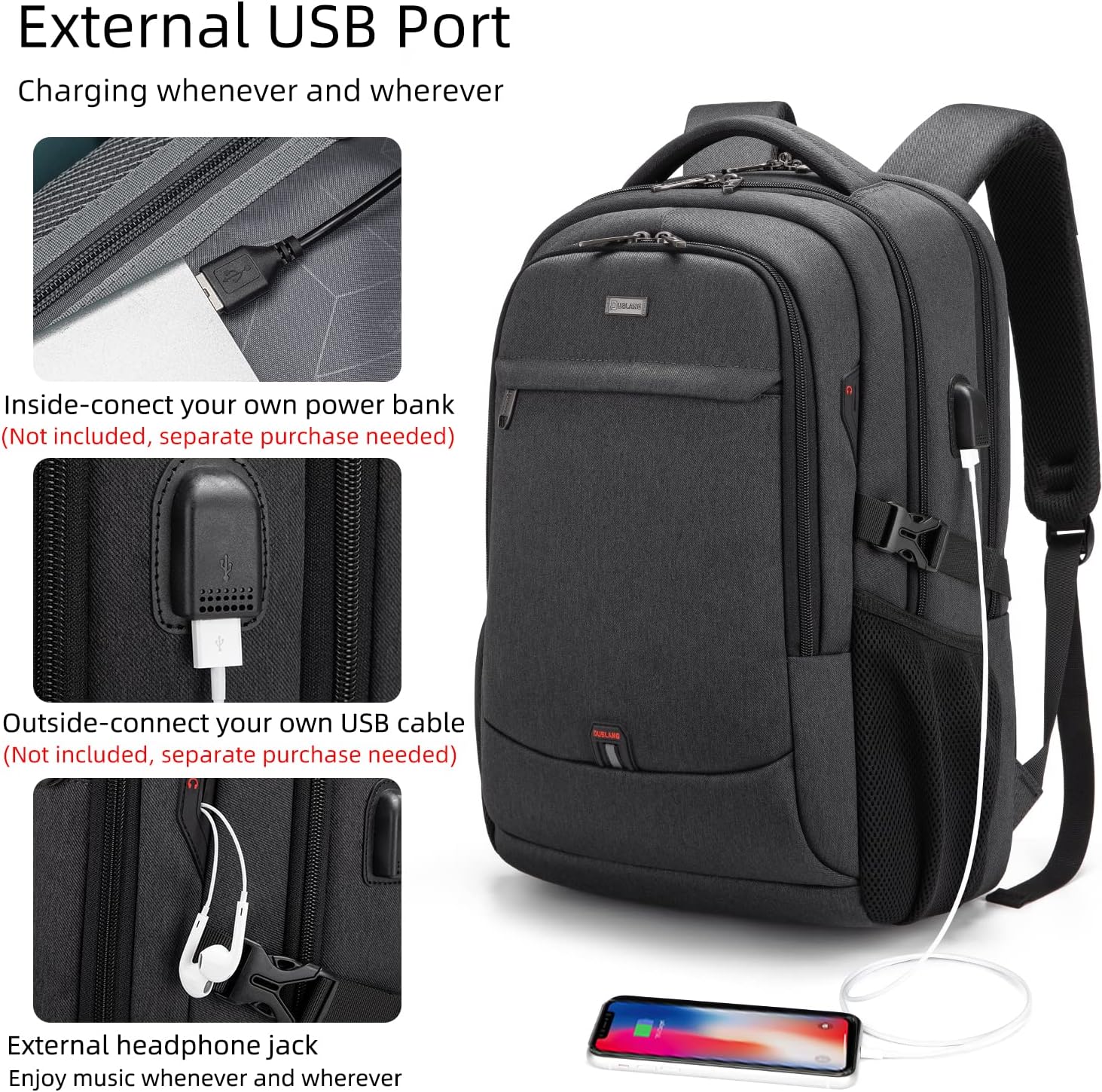 Waterproof Travel Laptop Backpack | Anti-Theft Design | PackSmart