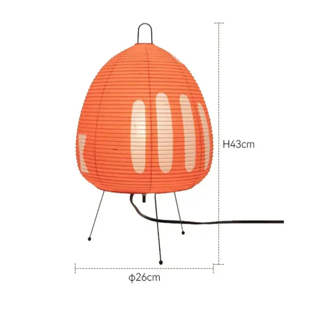 Japanese Rice Paper Lamp | Soft Wabi Sabi Light | HikariGlow Style
