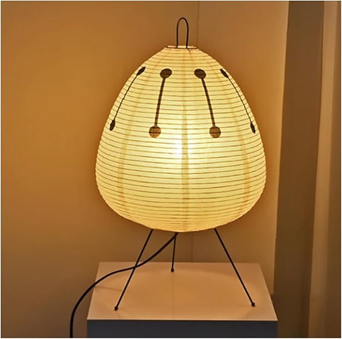 Japanese Rice Paper Lamp | Soft Wabi Sabi Light | HikariGlow Style