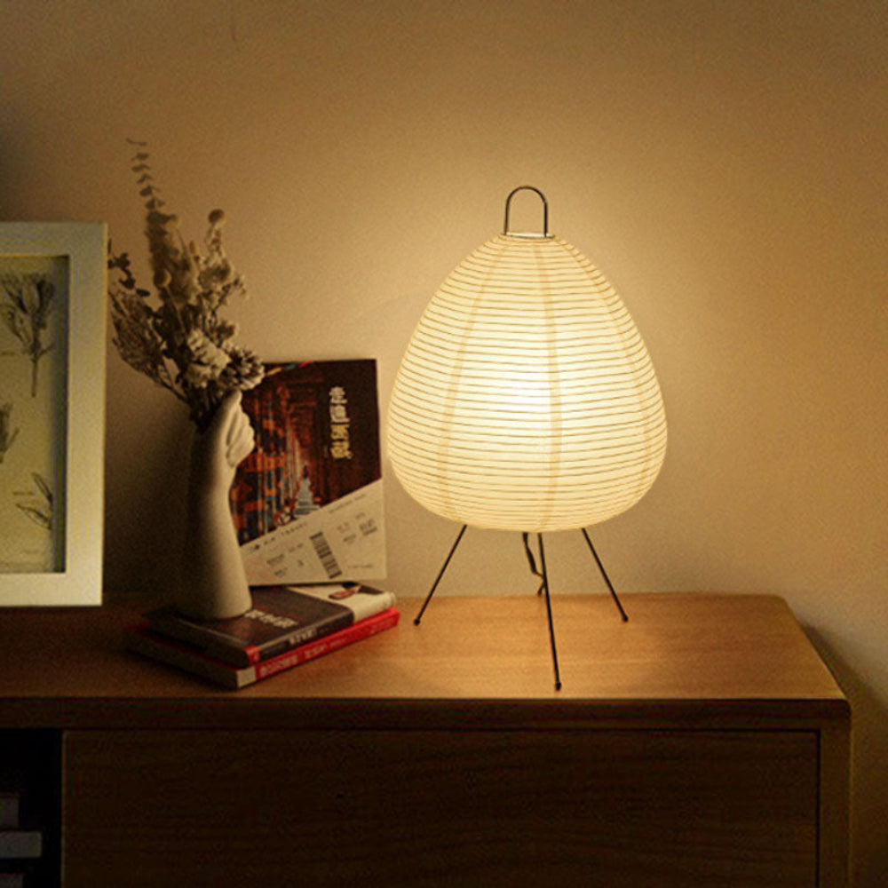 Japanese Rice Paper Lamp | Soft Wabi Sabi Light | HikariGlow Style