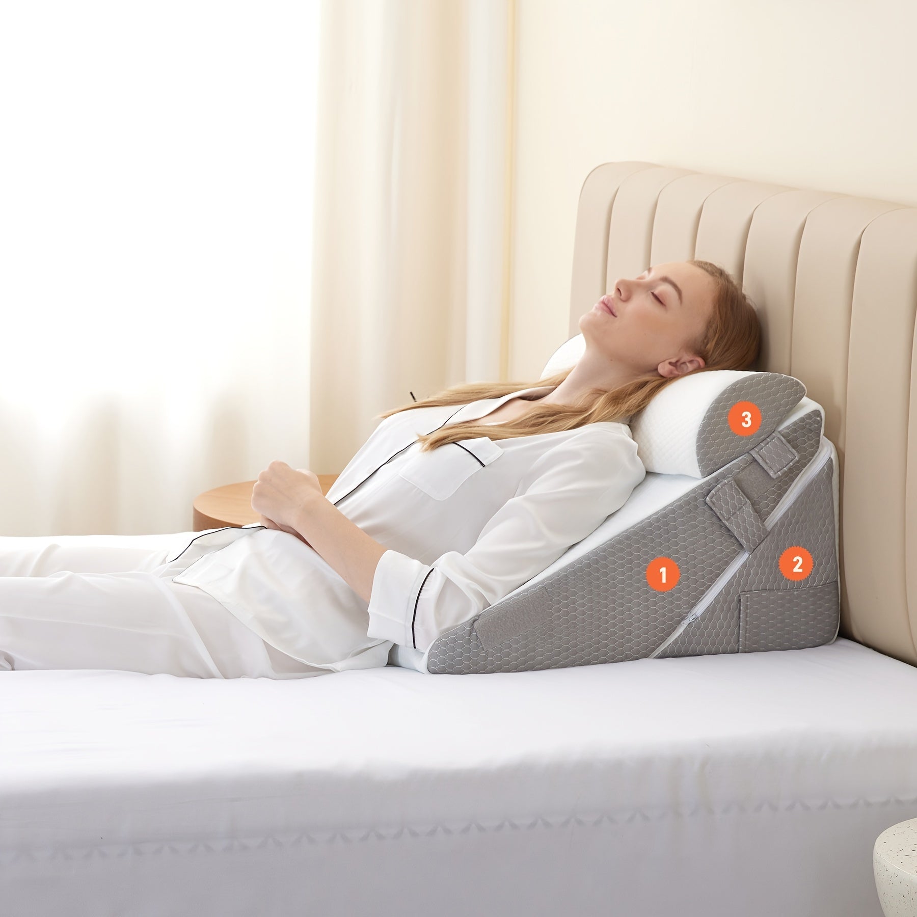 ComfortElevate - Versatile Adjustable Wedge Pillow for Ultimate Support