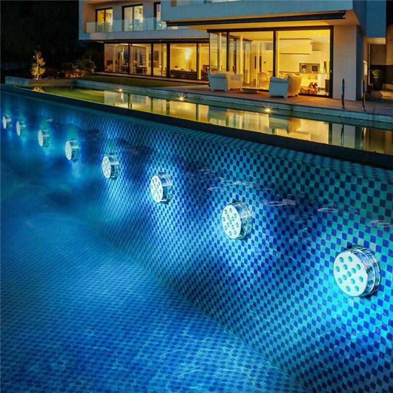 Smart Color-Changing Submersible Pool Light with Remote Control