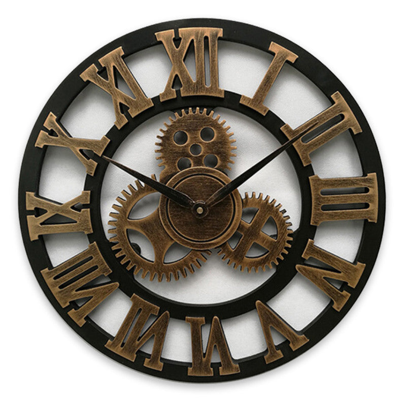 Vintage Gear Wall Clock: A Chic Touch for Any Room