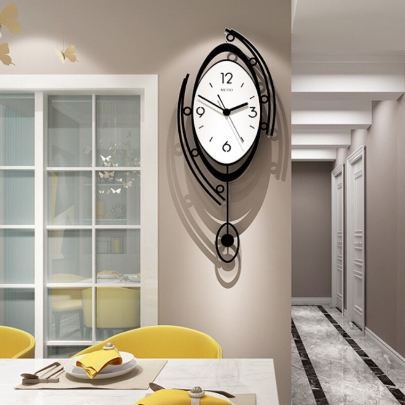 Nostalgic Vinyl Record Wall Clock - A Musical Touch for Your Space