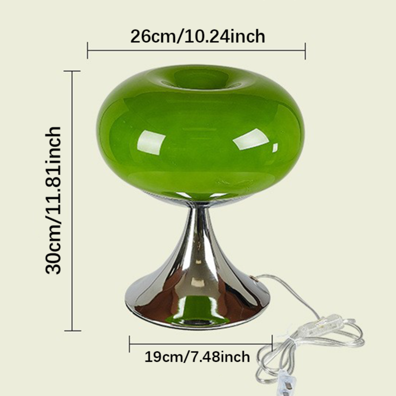 ArtisanCraft Bauhaus-Inspired Glass Lamp for Cozy Ambiance