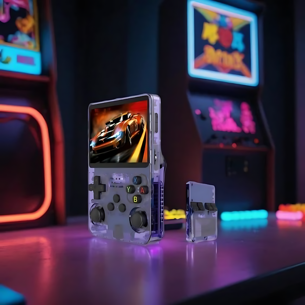 Portable Handheld Gaming Console with 10,000 Classic Games