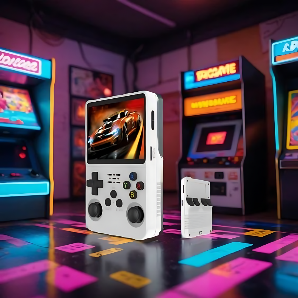 Portable Handheld Gaming Console with 10,000 Classic Games