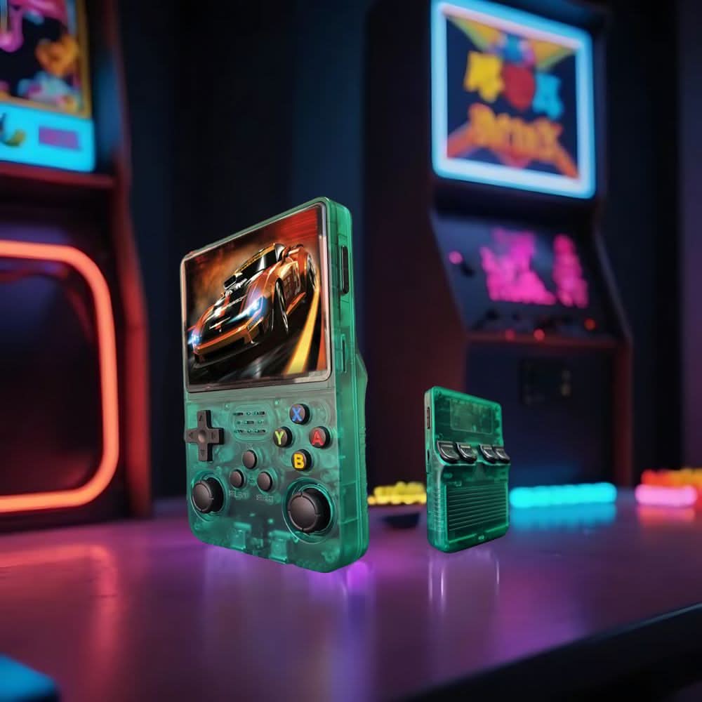 Portable Handheld Gaming Console with 10,000 Classic Games