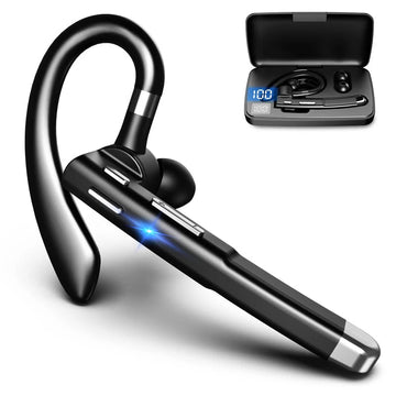 ClearWave Elite Wireless Bluetooth Headset with Dual Mic & Noise Cancelation