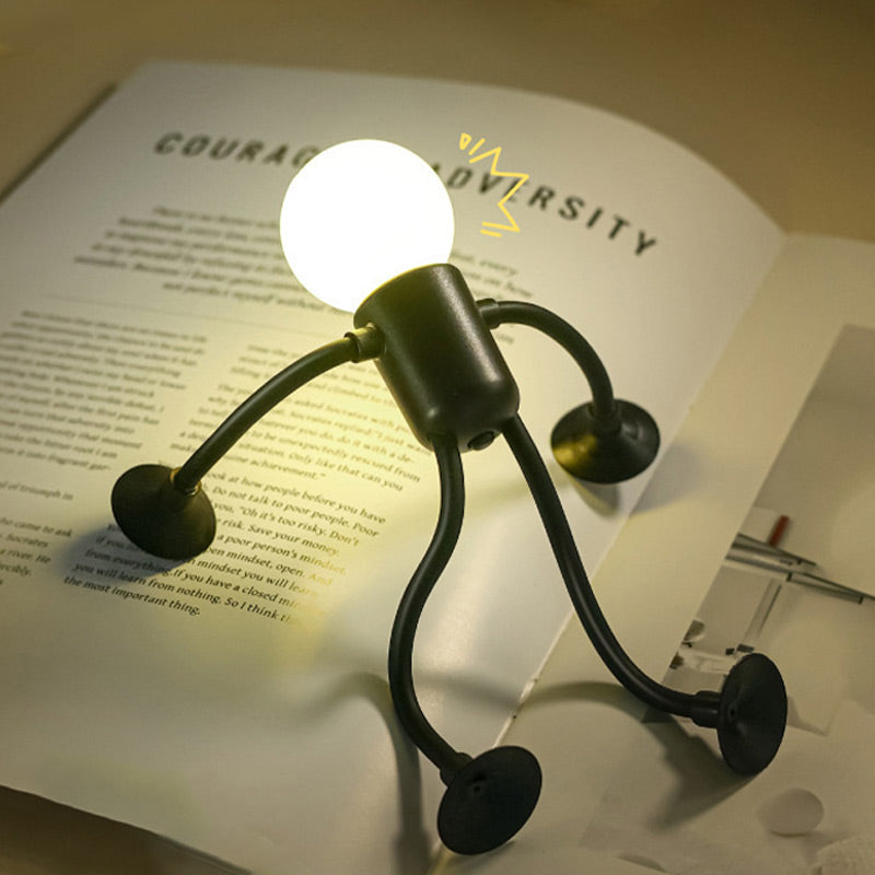 Robot Table Lamp | Fun Design | LED Light | Decorative Home Lighting