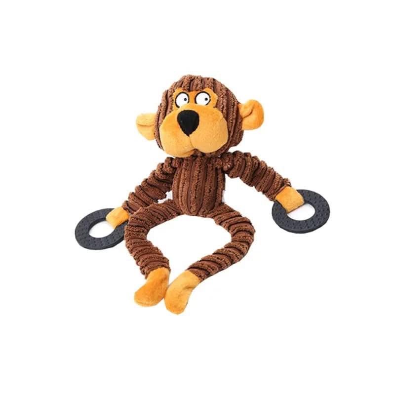 Durable Plush Squeaky Dog Toy for Heavy Chewers