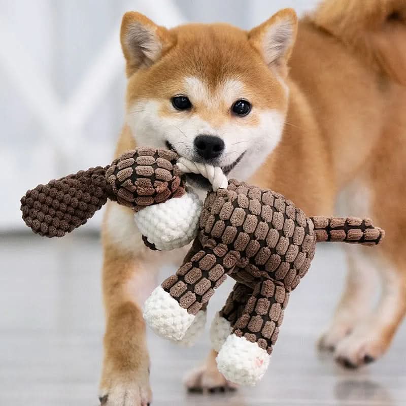 Durable Plush Squeaky Toy for Heavy Chewing Dogs