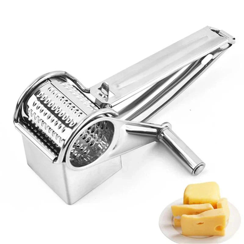 Versatile Manual Grater with Interchangeable Blades