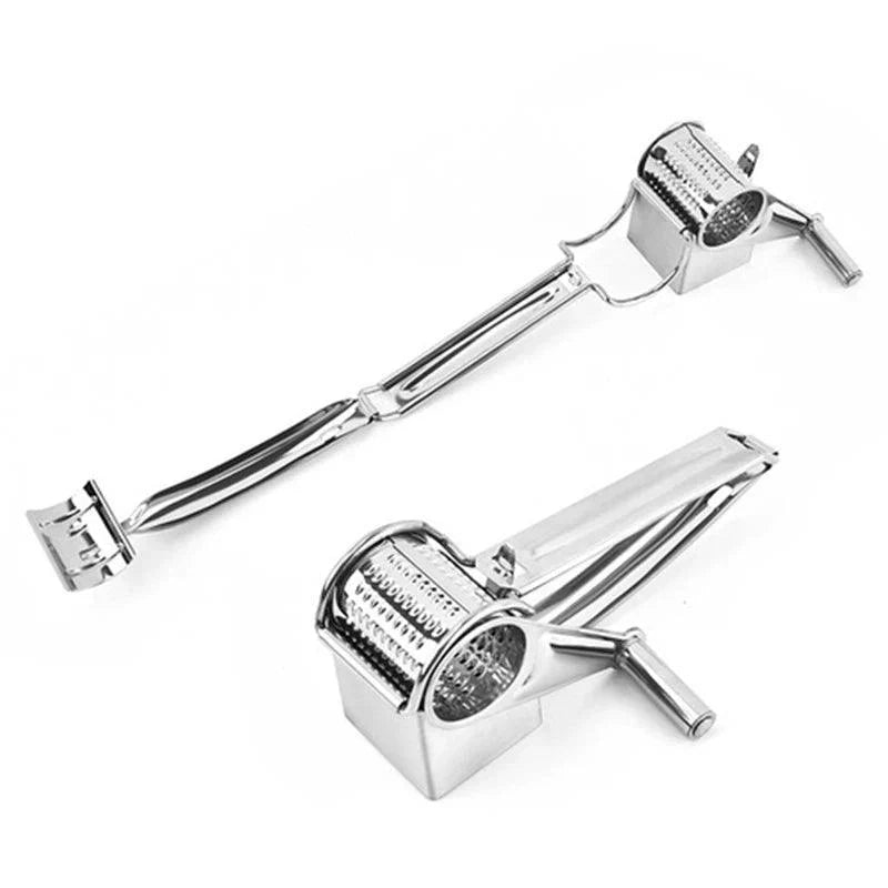 Versatile Manual Grater with Interchangeable Blades