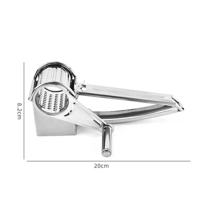 Versatile Manual Grater with Interchangeable Blades