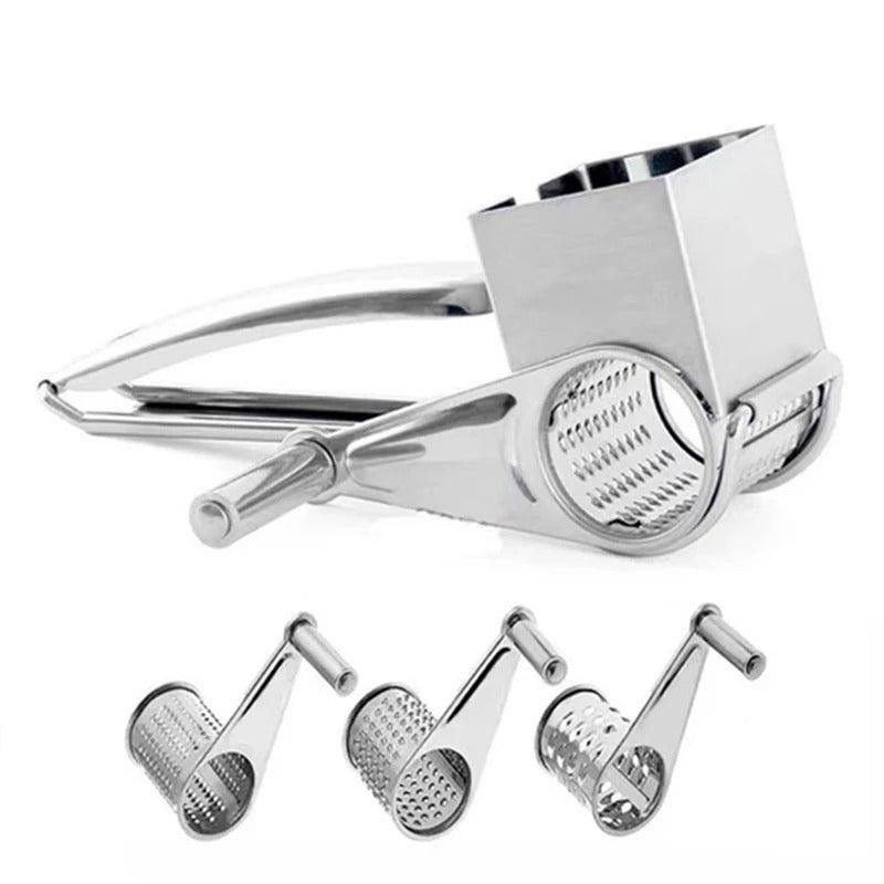 Versatile Manual Grater with Interchangeable Blades