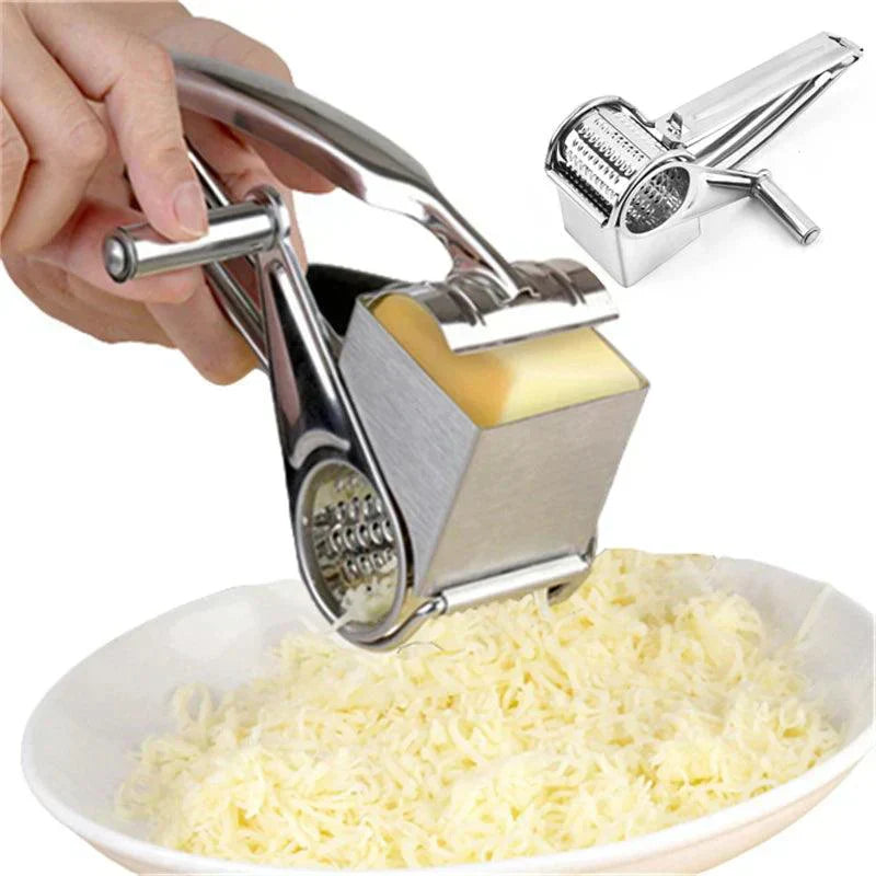 Versatile Manual Grater with Interchangeable Blades