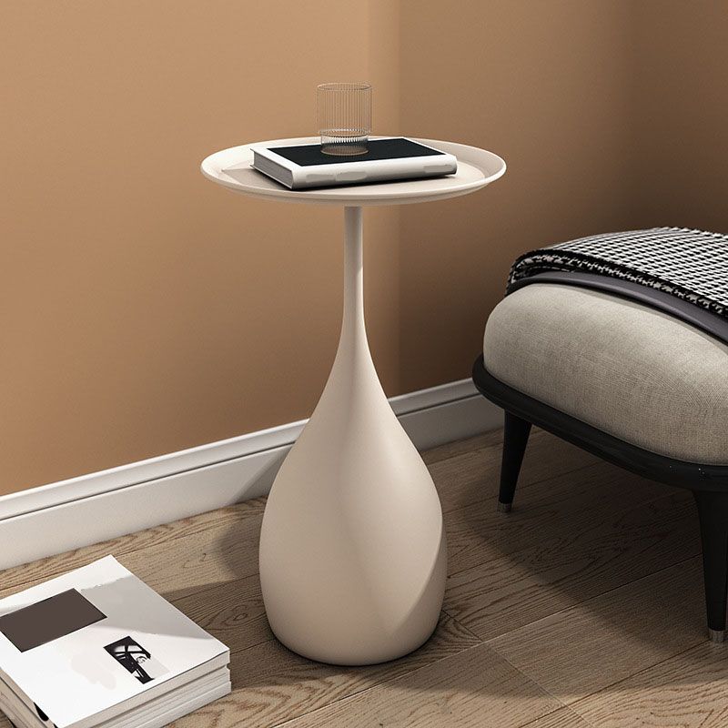 Elegant Iron Round Side Table with Timeless Design