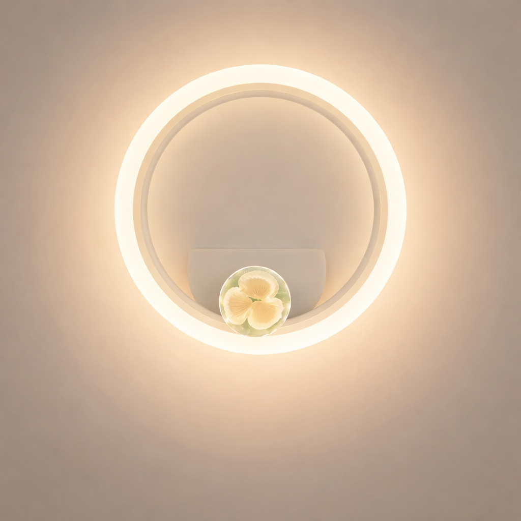 Sleek Round LED Wall Sconce for Stylish Indoor Spaces