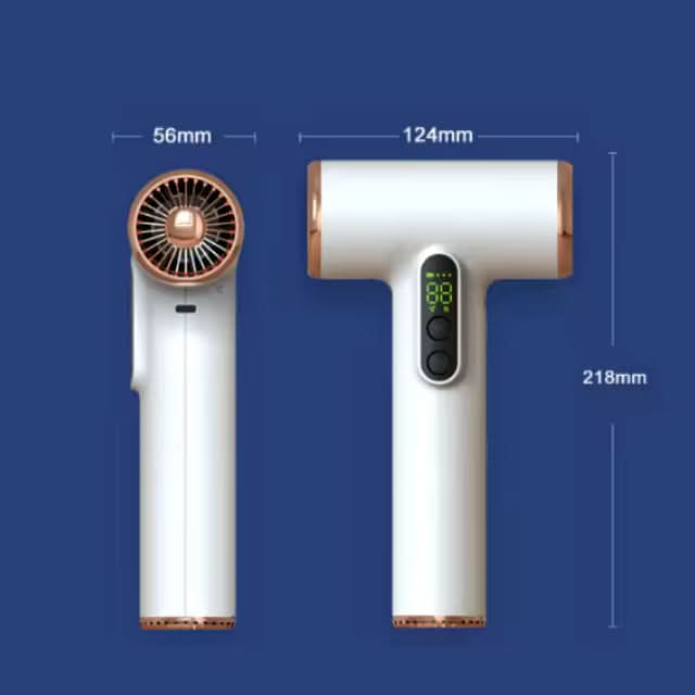 Cordless High-Speed Hair Dryer 30,000 RPM for Quick Drying and Travel Use