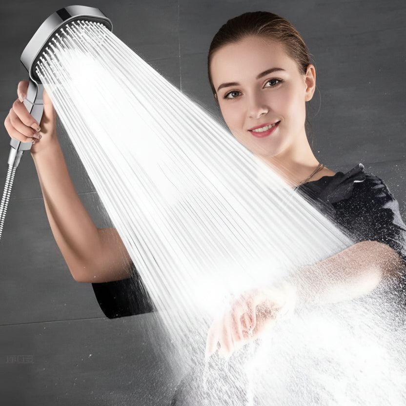 HydraPulse - Enhanced High-Pressure Shower Head with Dual Spray Options