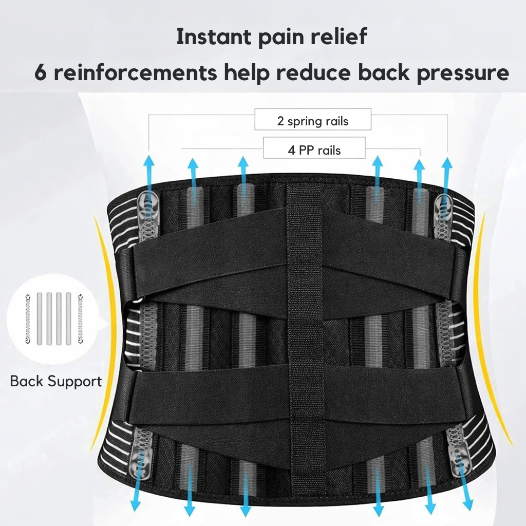 Lumbar Support Belt | 360 Degree Stabilization for Back Support