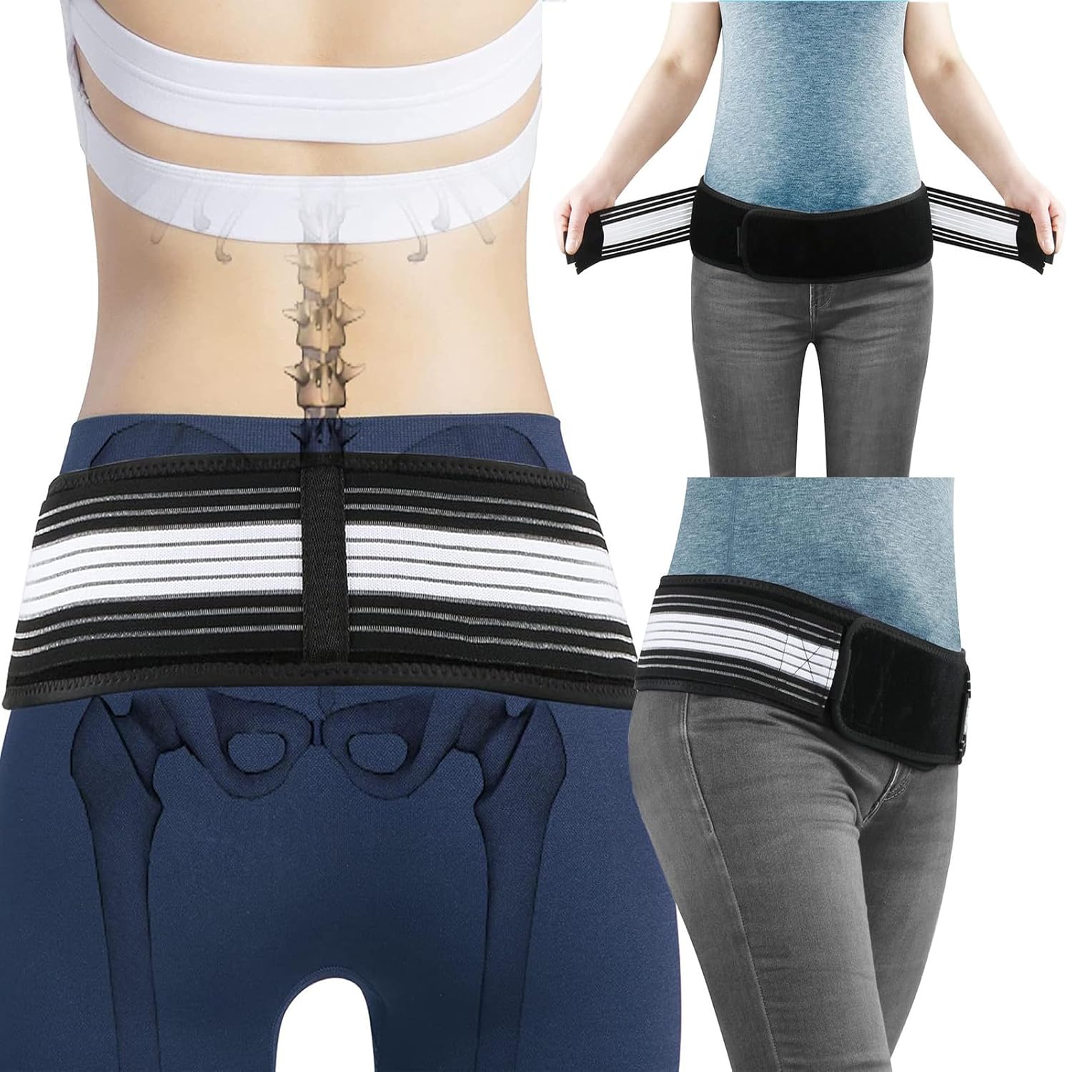Adjustable Hip Support Belt for Sciatica Relief - Back Support