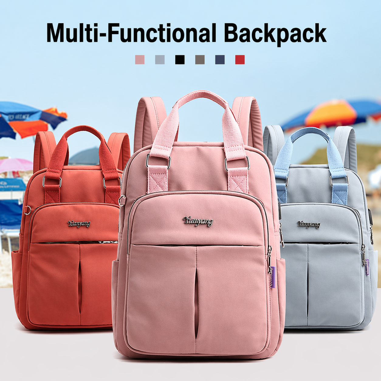 Waterproof Backpack with USB Charging | Multiple Compartments