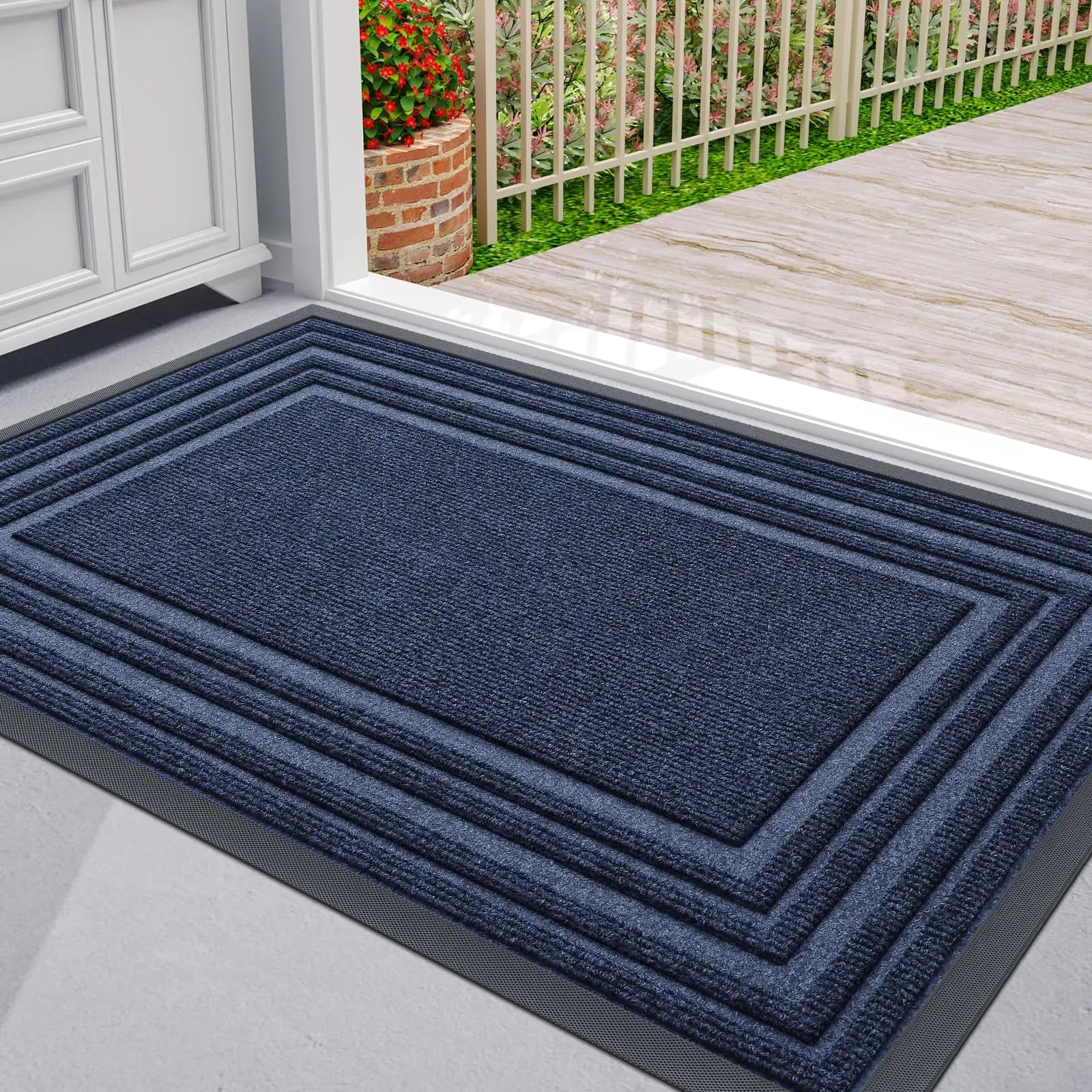 Durable Non-Slip Entrance Mat Crafted from Natural Rubber