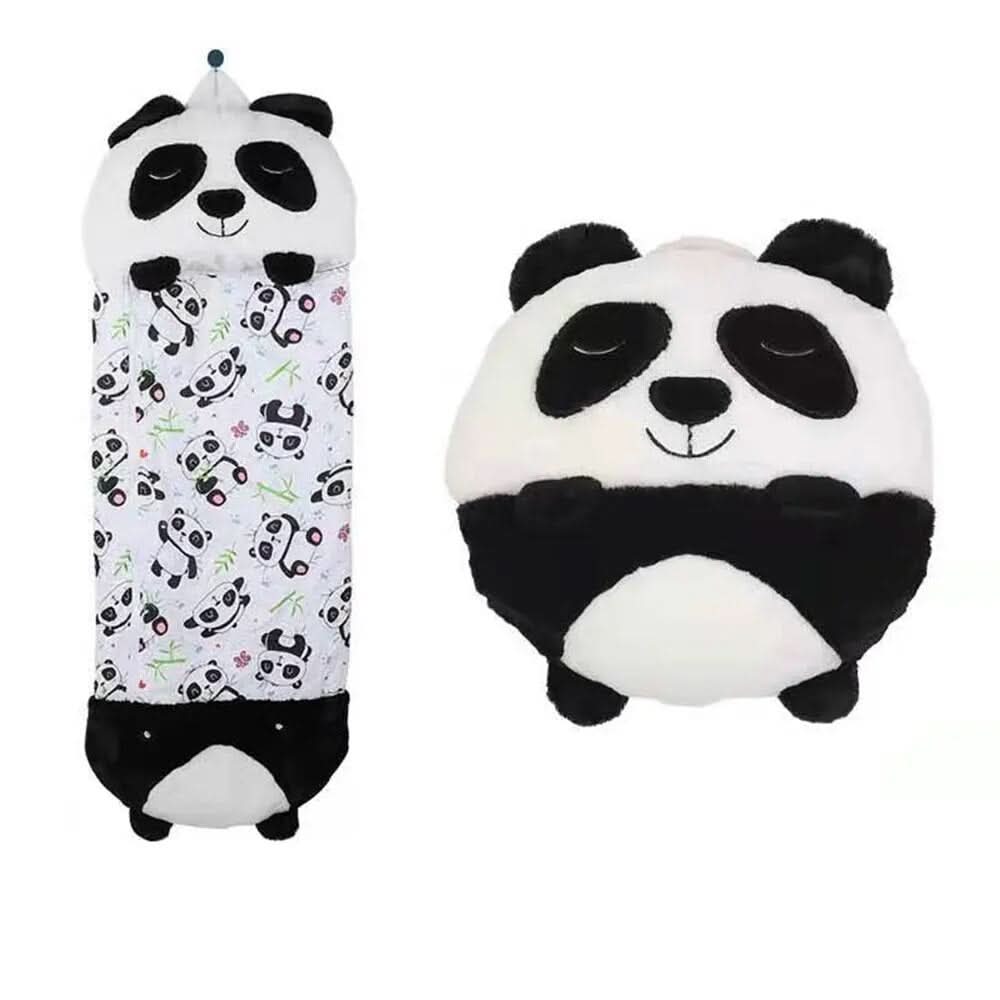 Dual-Function Cuddly Companion Sleep Bag for Kids