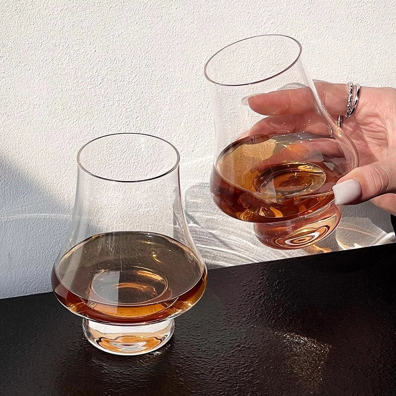 Aroma-Enhancing Shaped Glasses for Whisky Enjoyment
